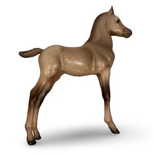 Vintage Breyer Horse Standing Proud Arabian Foal Dappled Buckskin Figurine 1999
